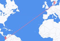 Flyreiser fra Tumaco, til København