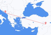 Flyrejser fra Dubrovnik, Kroatien til Diyarbakir, Tyrkiet