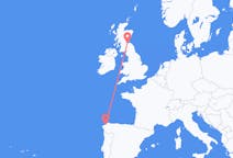 Flyg från Edinburgh till La Coruña