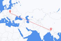 Flyrejser fra Imphal, Indien til Katowice, Polen