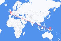 파푸아 뉴기니 와펜나만다 지구에서 출발해 프랑스 낭트까지(으)로 가는 항공편