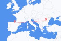 Flyg från Vitoria, Spanien till Bukarest, Rumänien
