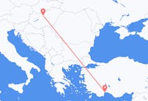 Flights from Antalya in Turkey to Budapest in Hungary