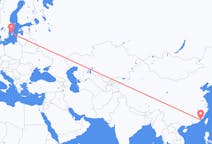 Flyreiser fra Xiamen, til Visby