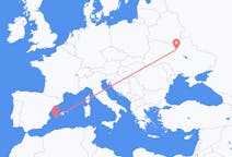 Flyrejser fra Kijev, Ukraine til Ibiza, Spanien