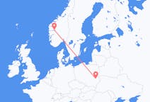 Flights from Sogndal, Norway to Lublin, Poland