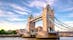 Photo of Iconic London Tower Bridge on the Thames River, UK.
