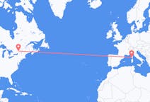 Flüge von Ottawa, Kanada nach Ajaccio, Frankreich