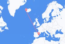 Loty z Walencja do Reykjaviku