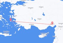 Рейсы из Аданы, Турция в Икарию, Греция
