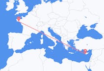Loty z Lorient, Francja z Pafos, Cypr
