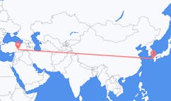 出发地 日本出发地 长崎市目的地 土耳其Adiyaman的航班