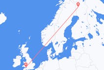 Vluchten van Kolari, Finland naar Cardiff, Wales