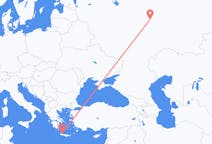 Flights from Cheboksary, Russia to Chania, Greece