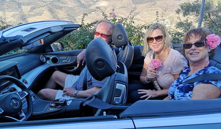 Private Douro Valley in a luxury Convertible Mercedes.