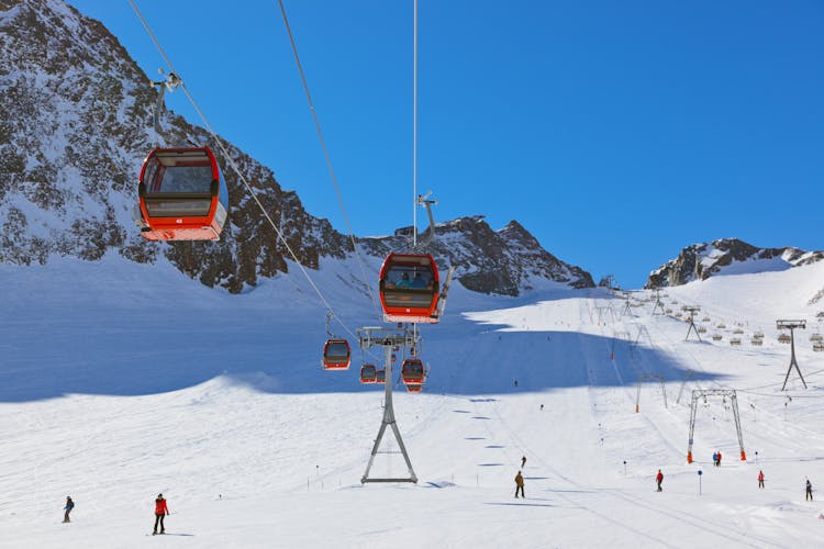 photo of Mountains ski resort Innsbruck Austria - nature and sport background.