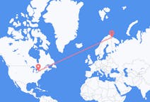 Flyg från Toronto till Kirkenes