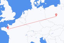 Flüge von der Stadt Rennes in die Stadt Łódź