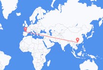 Flyg från Liuzhou, Kina till Santander, Spanien