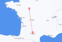 Flyrejser fra Toulouse, Frankrig til Tours, Frankrig