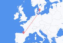 出发地 西班牙出发地 潘普洛納目的地 丹麦哥本哈根的航班