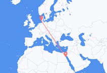 Flyreiser fra Hurghada, Egypt til Westerland, Tyskland