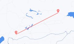 Lennot Gaziantepista, Turkki Muşiin, Turkki
