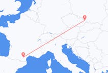Flyrejser fra Carcassonne, Frankrig til Ostrava, Tjekkiet