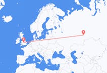 Flyg från Jekaterinburg, Ryssland till birmingham, England