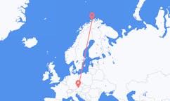Flights from Hammerfest, Norway to Linz, Austria