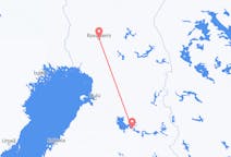 Lennot Rovaniemeltä, Suomi Kajaaniin, Suomi