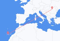 Flyg från Târgu Mureș, Rumänien till Teneriffa, Spanien