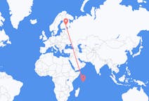 Flights from Praslin, Seychelles to Joensuu, Finland