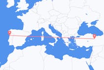 出发地 葡萄牙出发地 波爾圖目的地 土耳其錫瓦斯的航班