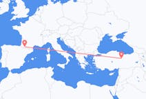 Flights from Lourdes to Sivas