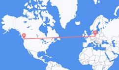 Flights from Victoria, Canada to Zielona Góra, Poland
