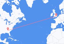 Flights from Atlanta, the United States to London, England