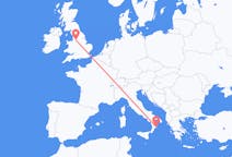 Flyrejser fra Crotone, Italien til Manchester, England