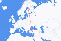 Flights from Jyväskylä, Finland to Konya, Turkey