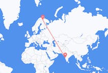Flights from Kolhapur, India to Ivalo, Finland