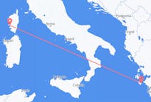 Flights from Zakynthos Island, Greece to Ajaccio, France