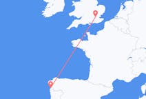 Flights from Vigo in Spain to London in England
