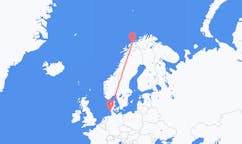 Vuelos desde Westerland a Tromsø