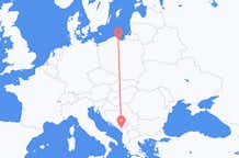 Flyrejser fra Gdańsk til Podgorica