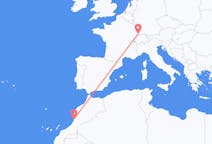 出发地 摩洛哥出发地 阿加迪尔目的地 瑞士巴塞尔的航班