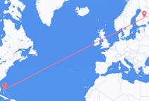 Flyg från Marsh Harbour, Bahamas till Kuopio, Finland