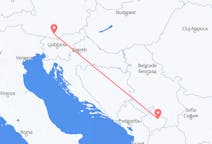 Flyreiser fra Priština, Kosovo til Klagenfurt, Østerrike