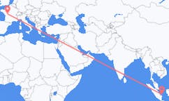 Flyrejser fra Pangkal Pinang, Indonesien til Poitiers, Frankrig