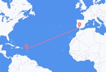 Flüge von Antigua, Antigua und Barbuda nach Sevilla, Spanien