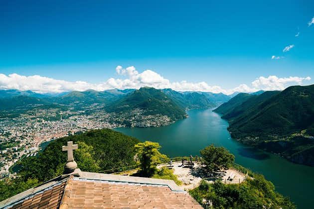 Luganon alueen opastettu retki Luganosta Monte San Salvatoreen köysiradalla